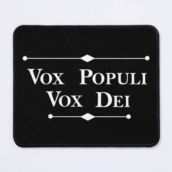 Item preview, Vox Populi, vox dei latin phrase designed and sold by Alexaltay.
