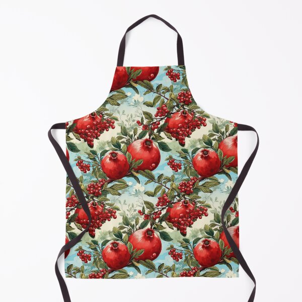 Item preview, Red pomegranates and seeds against the blue sky designed and sold by HausCrafted.