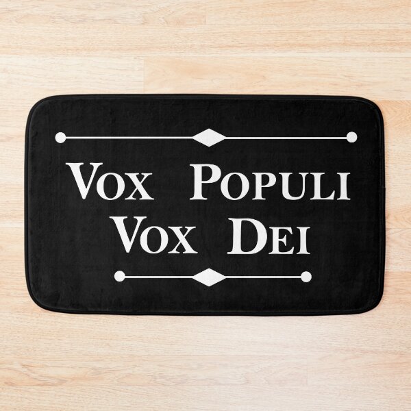 Item preview, Vox Populi, vox dei latin phrase designed and sold by Alexaltay.