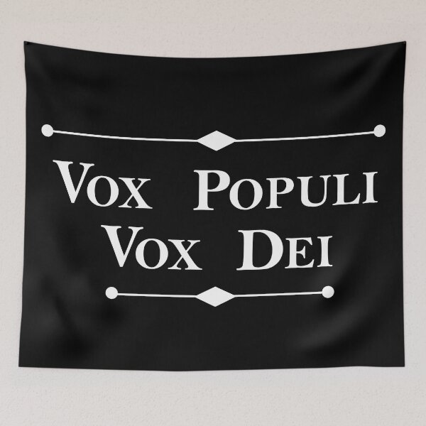 Item preview, Vox Populi, vox dei latin phrase designed and sold by Alexaltay.