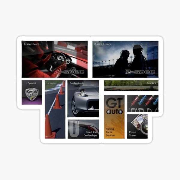 Gran Turismo Stickers for Sale | Redbubble
