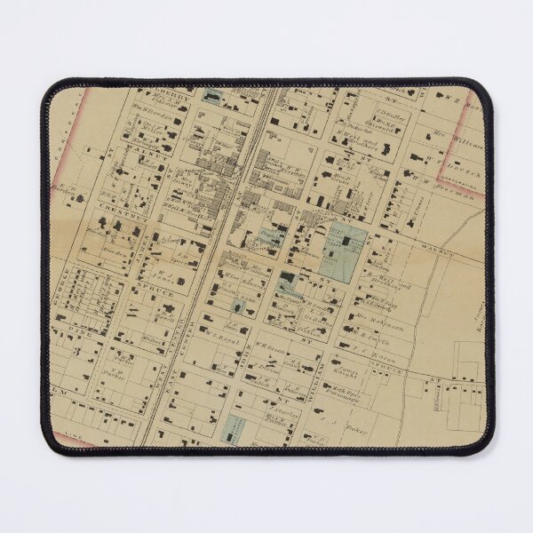 Item preview, Vintage Map of Goldsboro NC (1881) designed and sold by BravuraMedia.