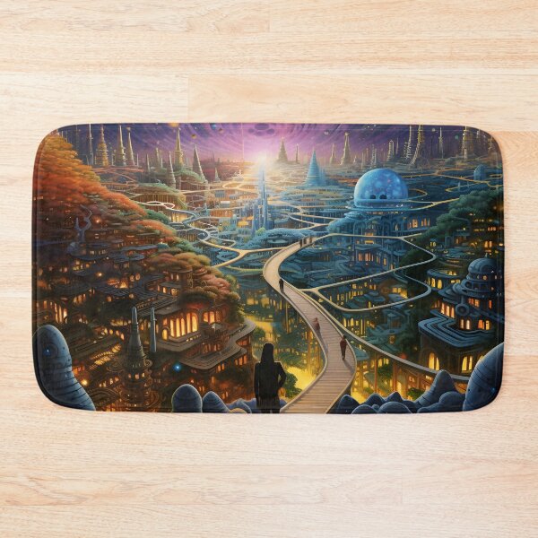 Item preview, Hyperspace Psychedelic Land Sacred Geometry designed and sold by Beyond The Veil.