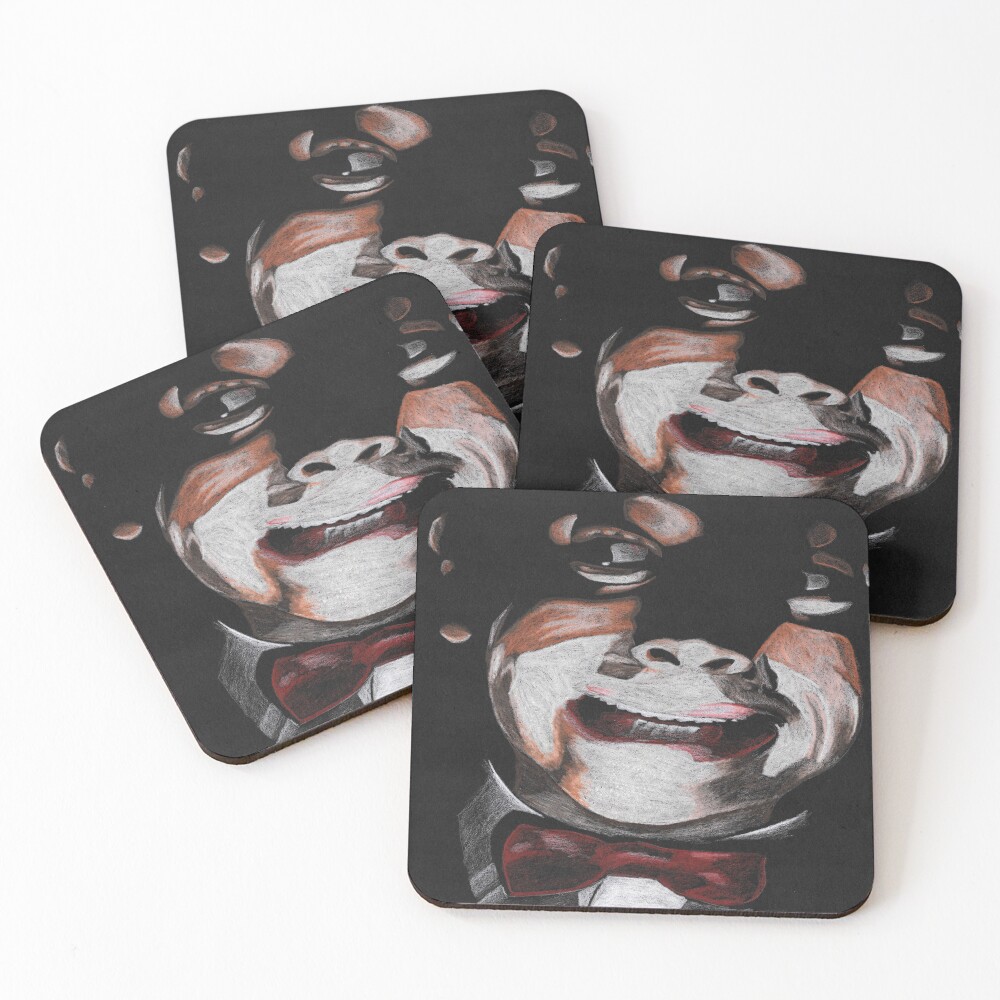 Item preview, Coasters (Set of 4) designed and sold by Pinupmonkey.