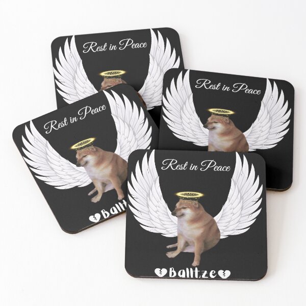Item preview, Rest in peace Cheems Dog  designed and sold by khachiche.