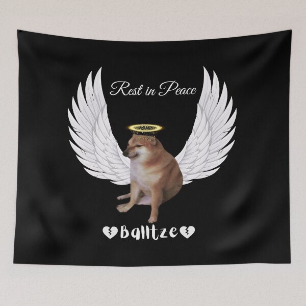 Item preview, Rest in peace Cheems Dog  designed and sold by khachiche.