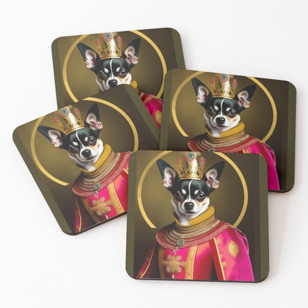 Item preview, Chihuahua Dog in ancestral Queen outfit designed and sold by 3TFashion.