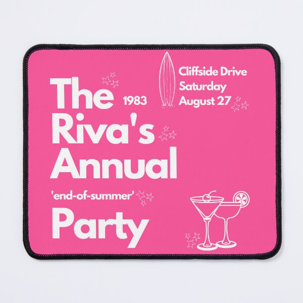 Item preview, The Riva's Party Invitation, Malibu Rising Taylor Jenkins Reed - pink design designed and sold by OmgItsMariaa.
