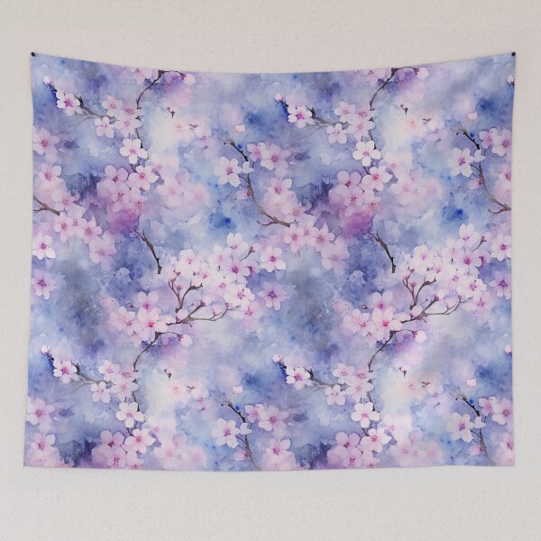 Item preview, Watercolour of Wild Japanese Spring and Summer Blossoms designed and sold by 89BLACK.