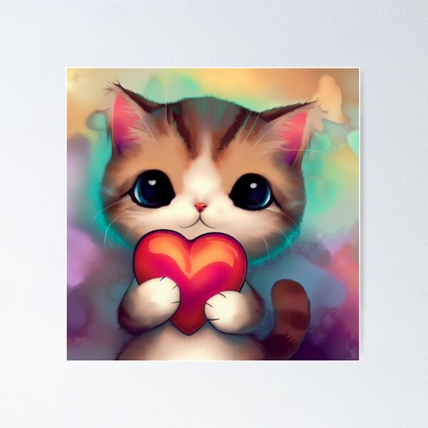 Item preview, cutecat designed and sold by loveforcutecats.