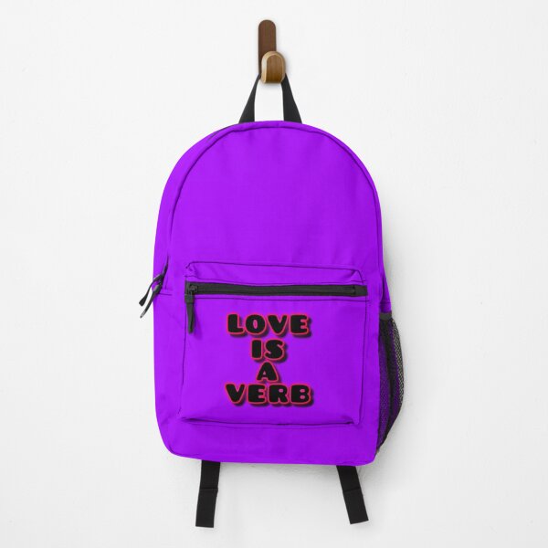 Item preview, Love is a verb (Black and pink text; plain background) designed and sold by NyxSunflower.