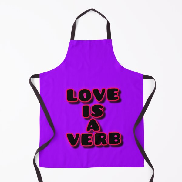 Item preview, Love is a verb (Black and pink text; plain background) designed and sold by NyxSunflower.