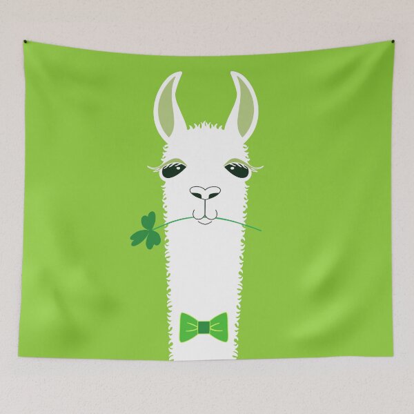 Item preview, ST PATRICKS DAY LLAMA designed and sold by Jean Gregory Evans.