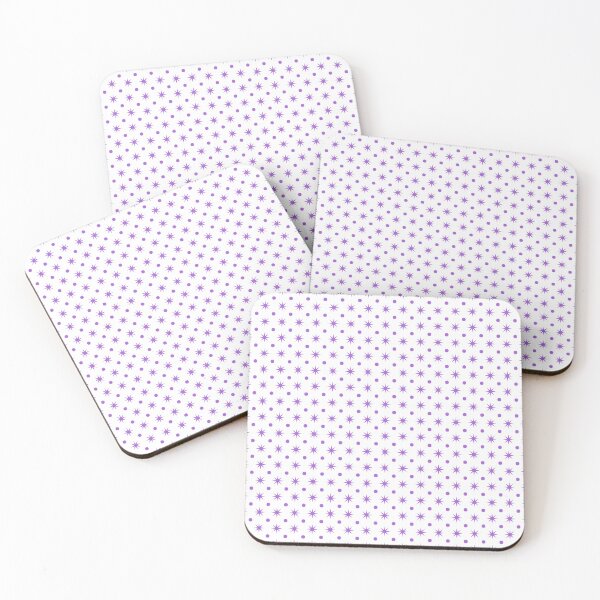 Item preview, octa dots and stars pattern - purple designed and sold by itsggdesigns.