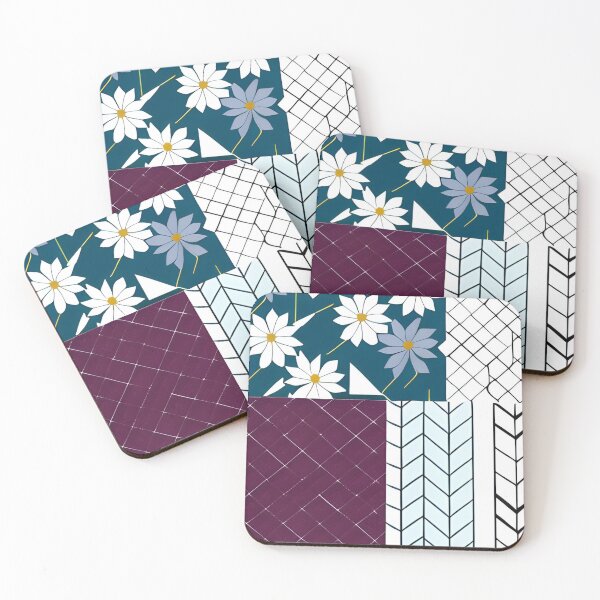 Item preview, Harmonious Geometric Florals designed and sold by Autumn--Leaves.