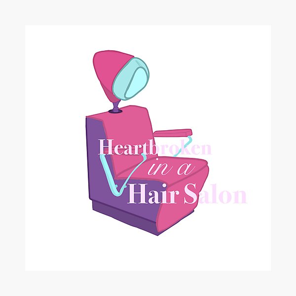 Item preview, Heartbroken in a hair salon designed and sold by mayceet.