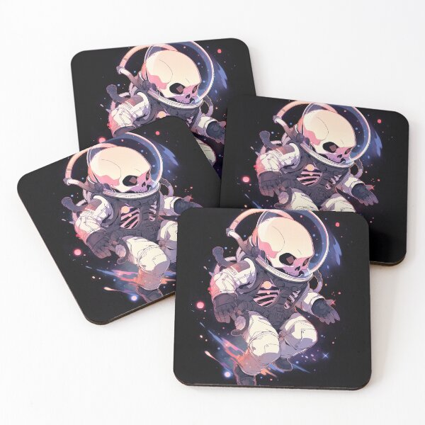 Item preview, Astronaut Skeleton Floating in Space designed and sold by sμ (smew).