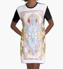 Clear Card (back) - CardCaptor Sakura Clear Card Hen Graphic T-Shirt Dress