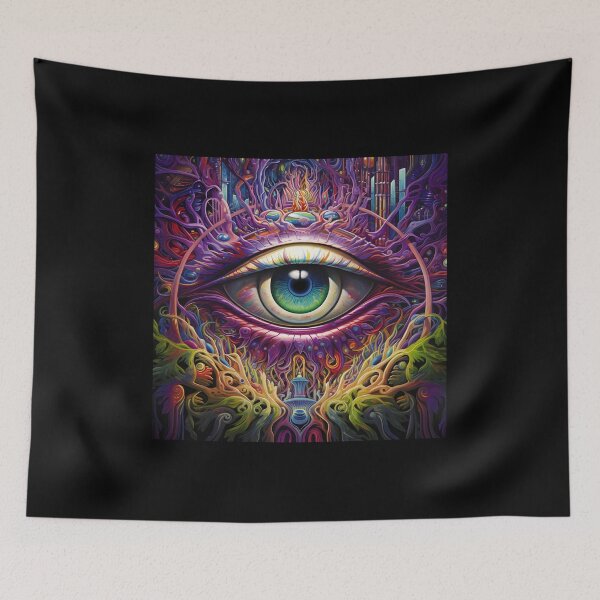 Item preview, Hyperspace Psychedelic Eye designed and sold by Beyond The Veil.