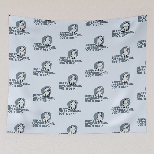 Item preview, International Dog's Day | Blue designed and sold by YvaineDesign.