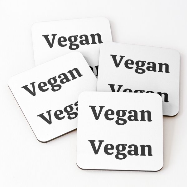 Item preview, Vegan Logo - Black Letters designed and sold by SimplyMots.