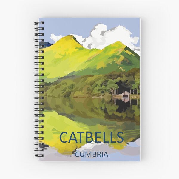 Artikelvorschau, Catbells Lake District Cumbria Reiseplakat entworfen und verkauft von PosterPete.