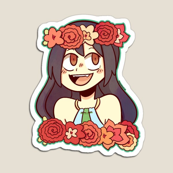 Wendy Flower Crown sticker Magnet