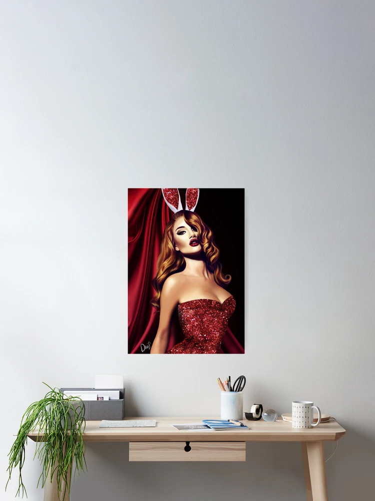 Imagen 2 de 3, Póster con la obra Jessica Rabbit, diseñada y vendida por Devis Pederzini.