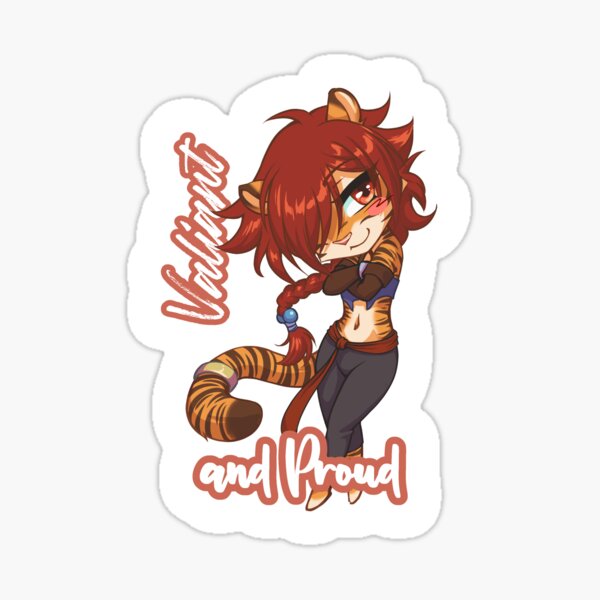 Valiant and Proud Sticker