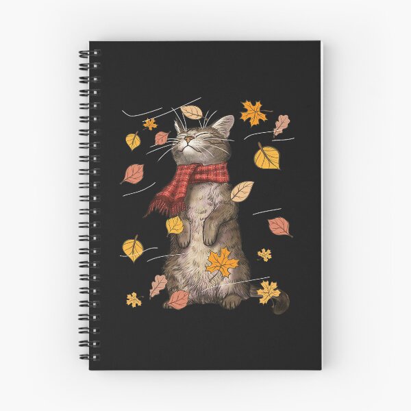 Item preview, Cute Autumn Cat Fall Kitten Cat Lover designed and sold by mainana78.