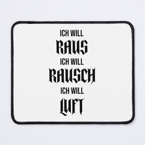 Item preview, Raus Rausch Luft (Black) designed and sold by StayAwakeGrphx.