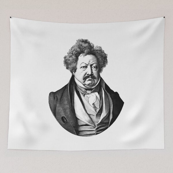 Item preview, Alexandre Dumas Portrait designed and sold by NTGUILTY.