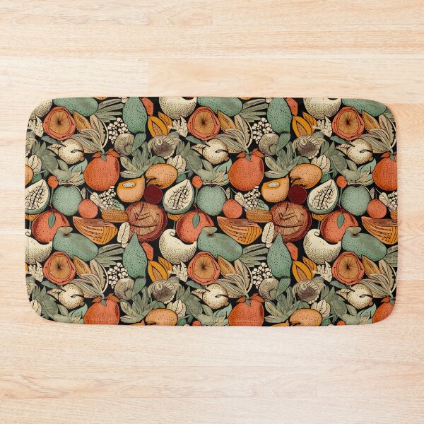 Item preview, Citruses and all kind of fruit with leaves. Lovely vivid pattern,  designed and sold by KlaudiDesignArt.