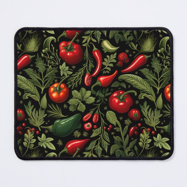 Item preview, Red Pepper Pattern. Juicy Vegetables. 2 designed and sold by YOTA-ART.