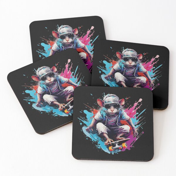 Item preview, Rat on skate designed and sold by vialgames.