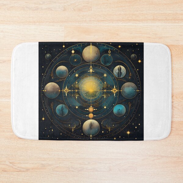 Item preview, Sacred Geometry Moon phases designed and sold by Beyond The Veil.