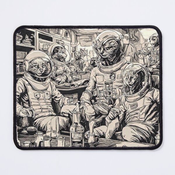 Item preview, A CATronauts Party on The InterCATional CATstation designed and sold by Jaclyn White.