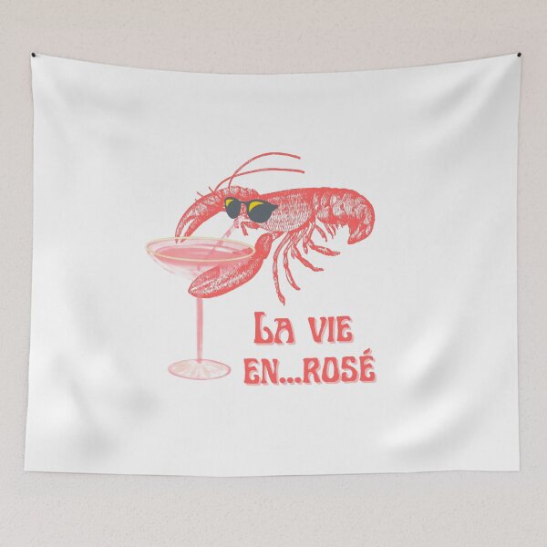 Item preview, La Vie en Rosé #2 - Lobster Cheers designed and sold by Zenzly.