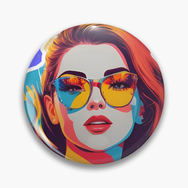 Item preview, Life begins every 5 minutes camiseta y sticker con diseño de mujer color vibrante abstracto fondo liso designed and sold by studiojer.