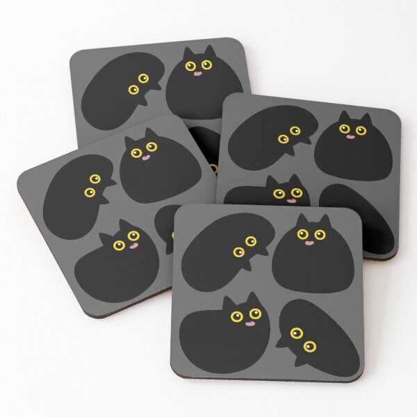 Item preview, Pattern blob black cat designed and sold by LuchQueen.