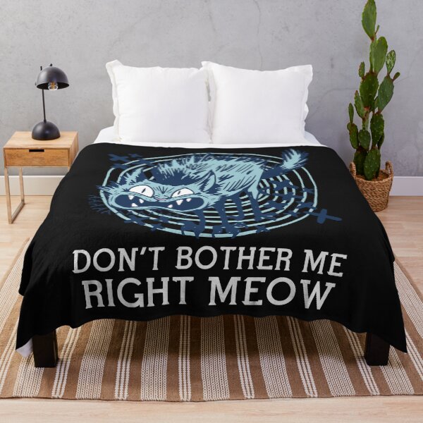 Item preview, Funny Retro Don't Bother Me Right Meow Cute Cat designed and sold by solimangomaa.