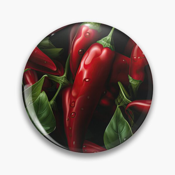 Item preview, Red Pepper Pattern. Juicy Vegetables. 3 designed and sold by YOTA-ART.