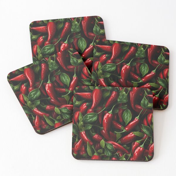 Item preview, Red Pepper Pattern. Juicy Vegetables. 3 designed and sold by YOTA-ART.