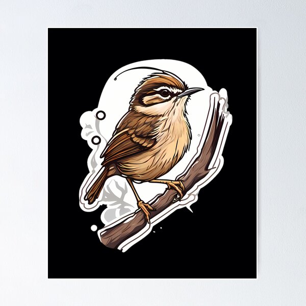 Item preview, Enchanting Wren Art  	 designed and sold by raijfpcs25.