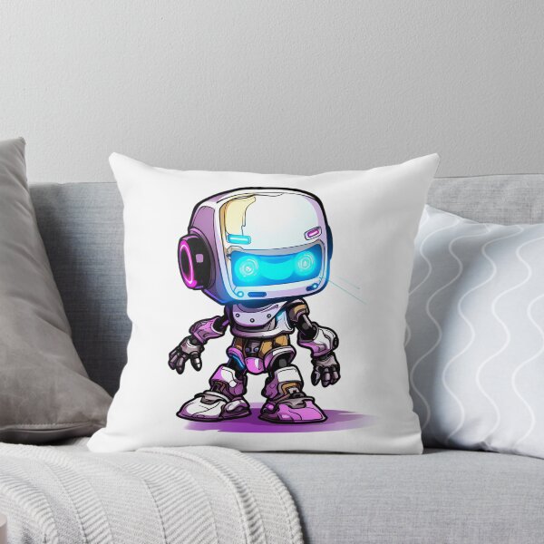 Item preview, Cyberpunk Robot – Cute Retro Futurist Companion designed and sold by SchorlCraft.
