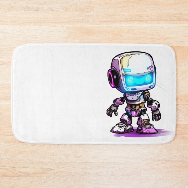 Item preview, Cyberpunk Robot – Cute Retro Futurist Companion designed and sold by SchorlCraft.
