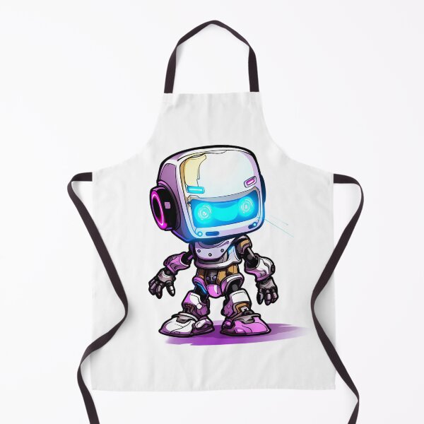 Item preview, Cyberpunk Robot – Cute Retro Futurist Companion designed and sold by SchorlCraft.