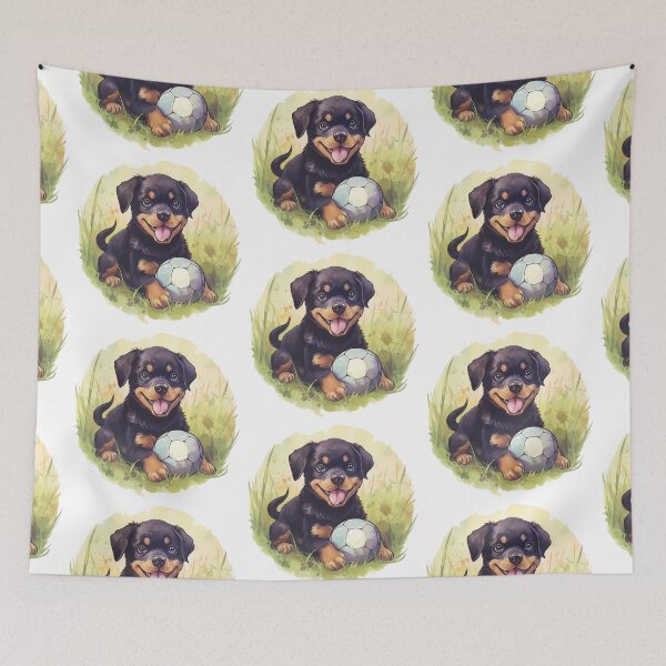 Item preview, Rottweiler Puppy-Watercolor designed and sold by Jdelgado813.
