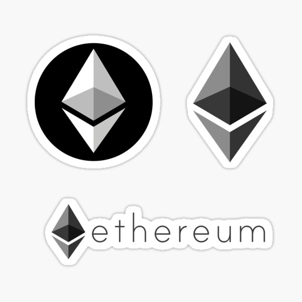 Ethereum Crypto - Ethereum ETH Cryptocurrency Sticker
