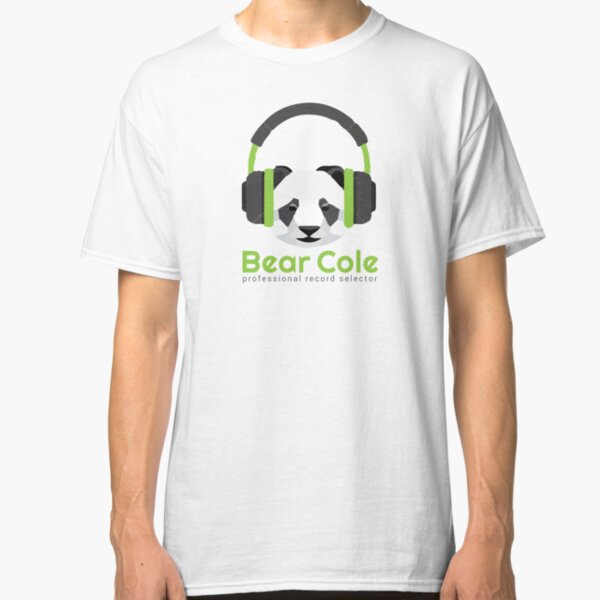 Panda DJ - DJ Bear Cole Logo Classic T-Shirt